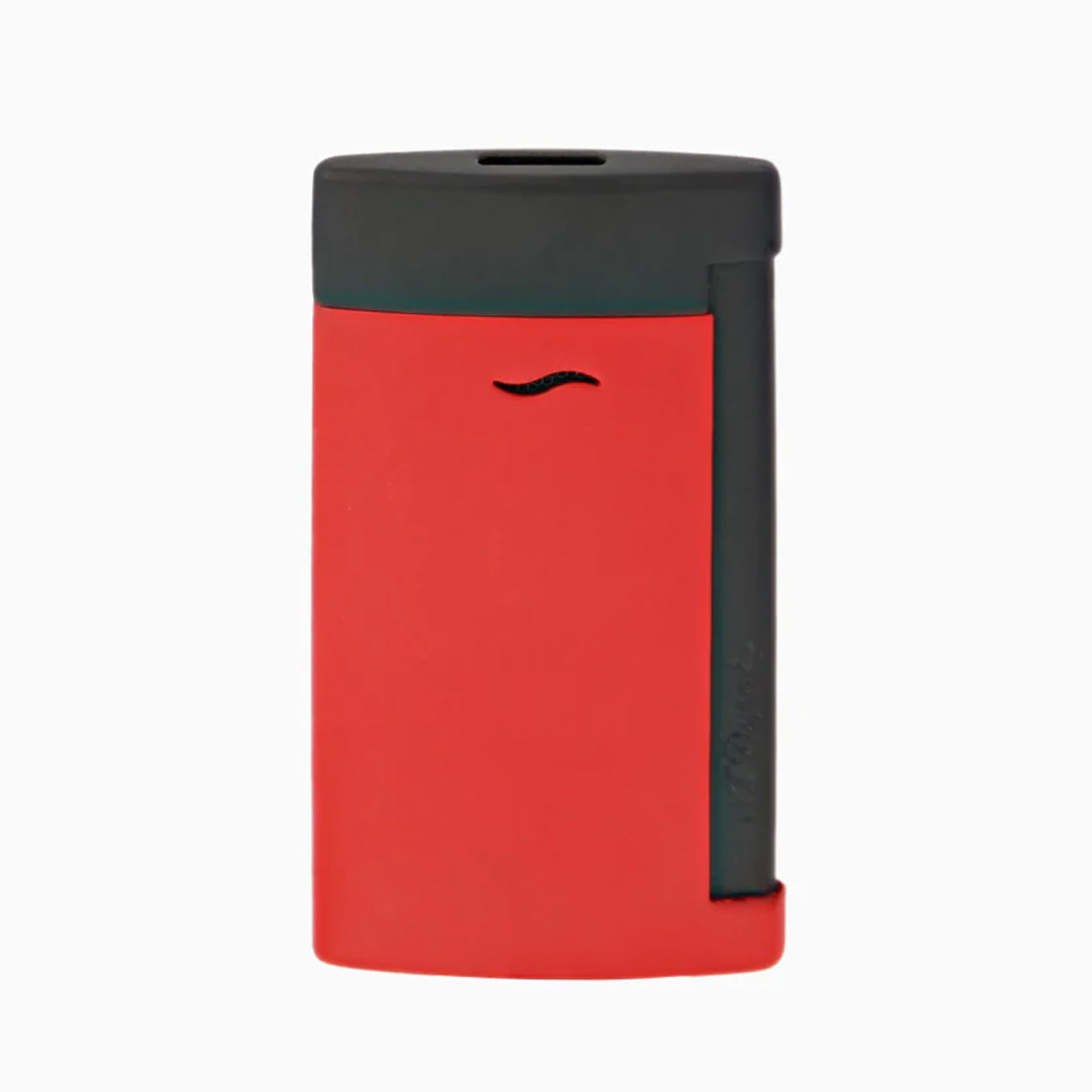 SLIM 7 MATT BLACK AND RED LIGHTER