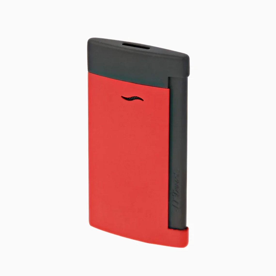 SLIM 7 MATT BLACK AND RED LIGHTER